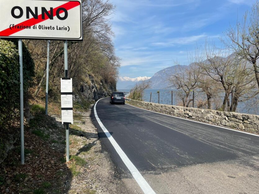 Incendio Moregallo, riapre la SP583 Lariana: strada tra Valmadrera e Bellagio nuovamente percorribile