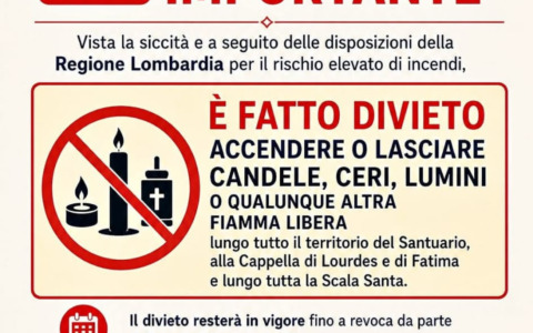 Veglia dell’Assunta, contrordine: vietati i lumi sulla Scala Santa