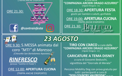 Quattro giorni di festa a Contra di Missaglia