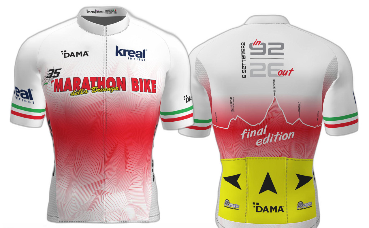 Un  trofeo da indossare: ecco la maglia ufficiale della 35ª Marathon Bike della Brianza