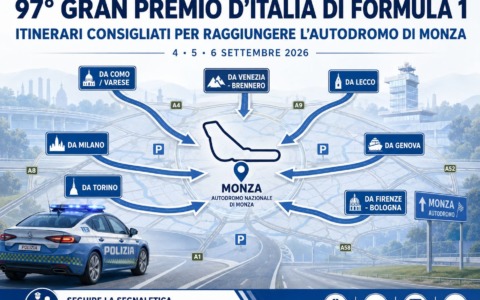 Gran Premio di Monza, occhio ai cambi di viabilità in Brianza nel fine settimana