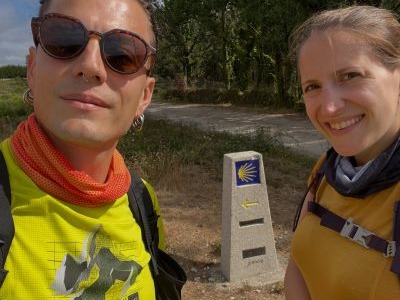 Il Cammino di Santiago, poi… le nozze nella chiesa dei pellegrini