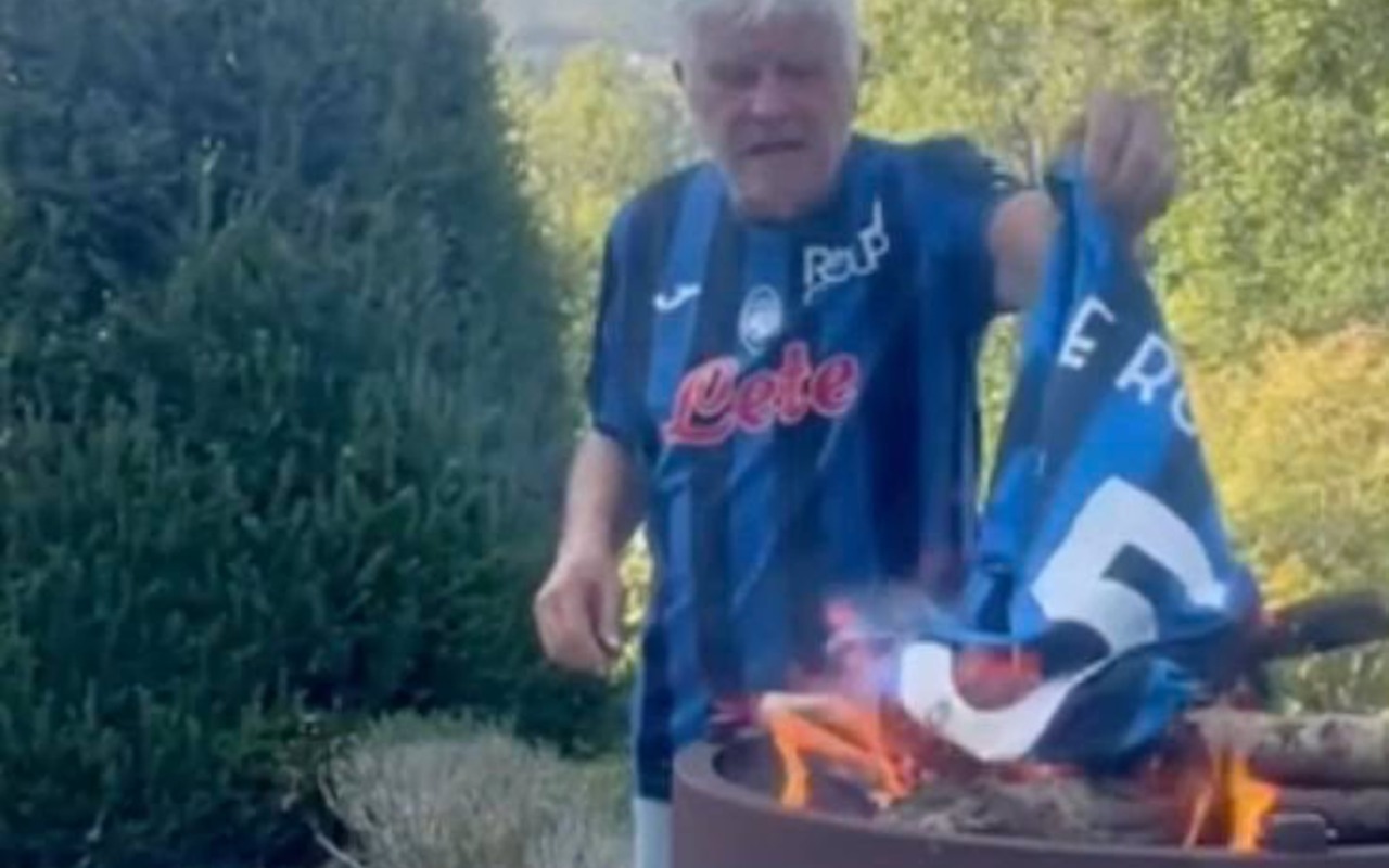 Bruciò la maglia di De Roon, le scuse del tifoso illustre