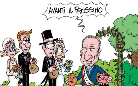 A Cernusco è boom di matrimoni: ben 15 nel solo mese di settembre e il Comune fa cassa