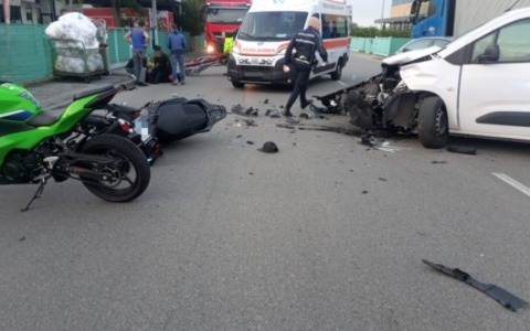Arcore come una pista di Formula Uno: secondo incidente auto-moto in tre giorni