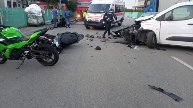 Arcore come una pista di Formula Uno: secondo incidente auto-moto in tre giorni
