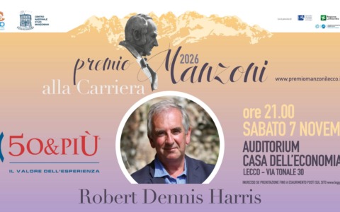 A Lecco arriva Robert Harris per ricevere il premio Manzoni