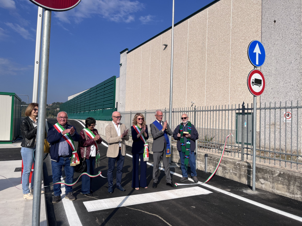 Cisano Bergamasco, inaugurata la nuova piattaforma ecologica