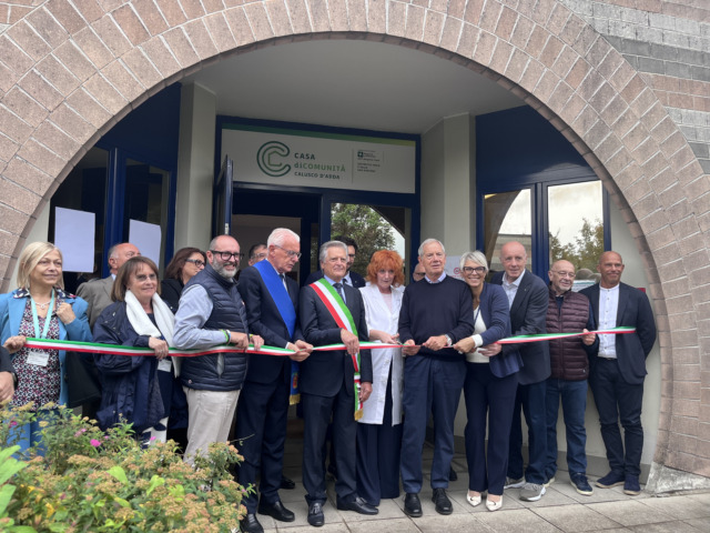 Inaugurata la Casa di Comunità a Calusco d’Adda, presente anche l’assessore Bertolaso