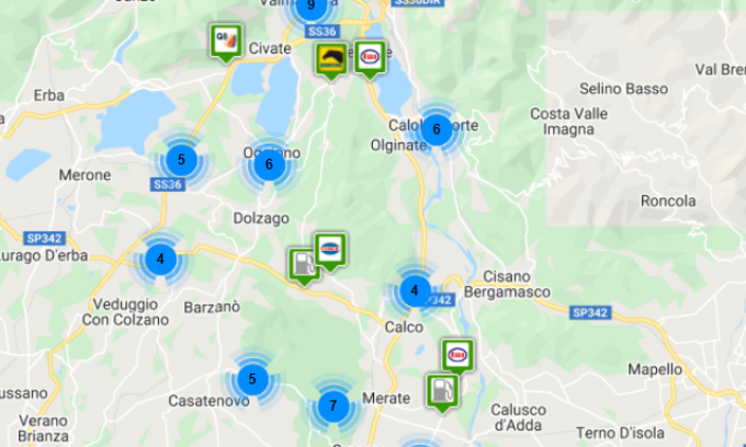 Caro benzina, la mappa dei distributori lecchesi aggiornata tra promozioni e listini invariati